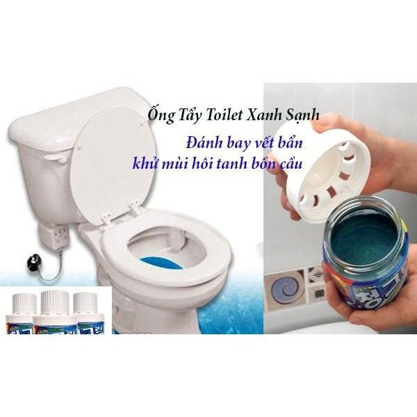 COMBO 2 CHAI TẨY BỒN CẦU HÀN QUỐC - DẠNG CHAI THUỶ TINH LOẠI MỚI