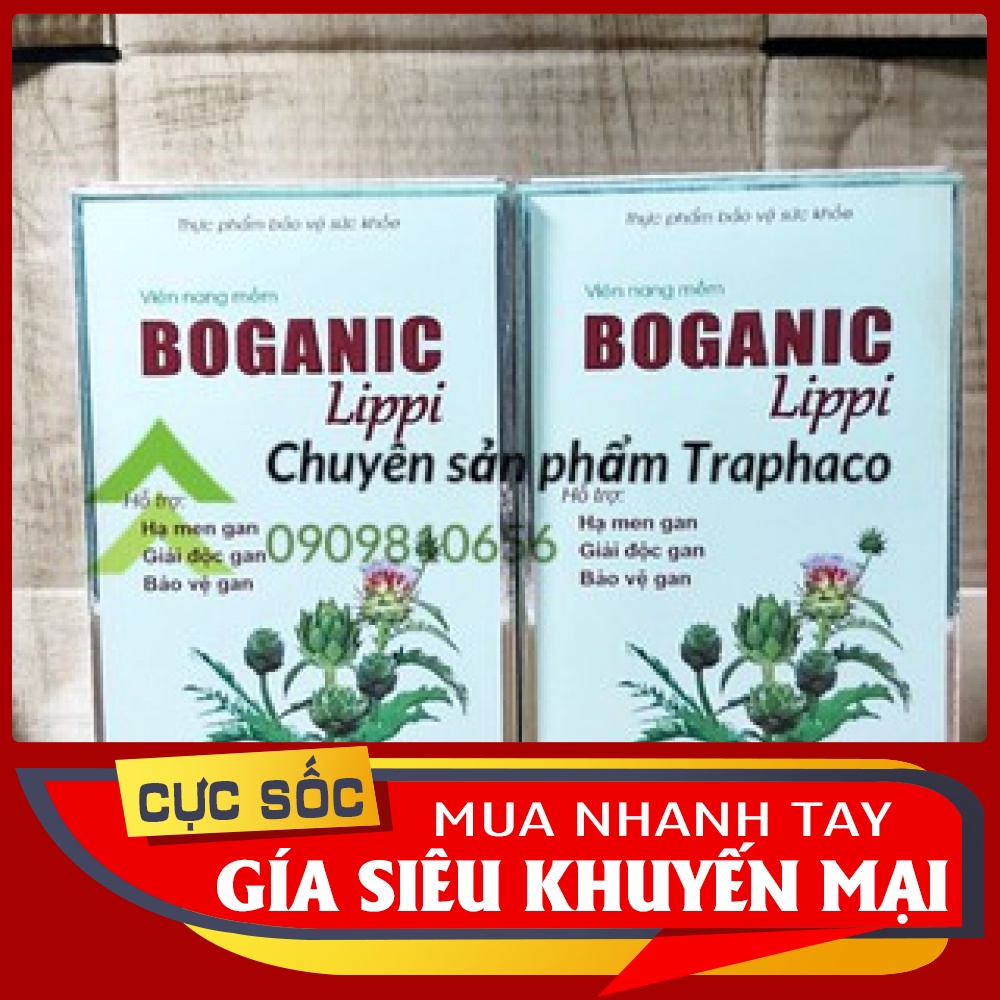 BOGANIC LIPPI - HẠ MEN GAN - GIẢI ĐỘC GAN - BẢO VỆ GAN