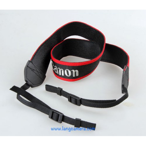 Dây Đeo Máy Ảnh Thêu Chữ Canon