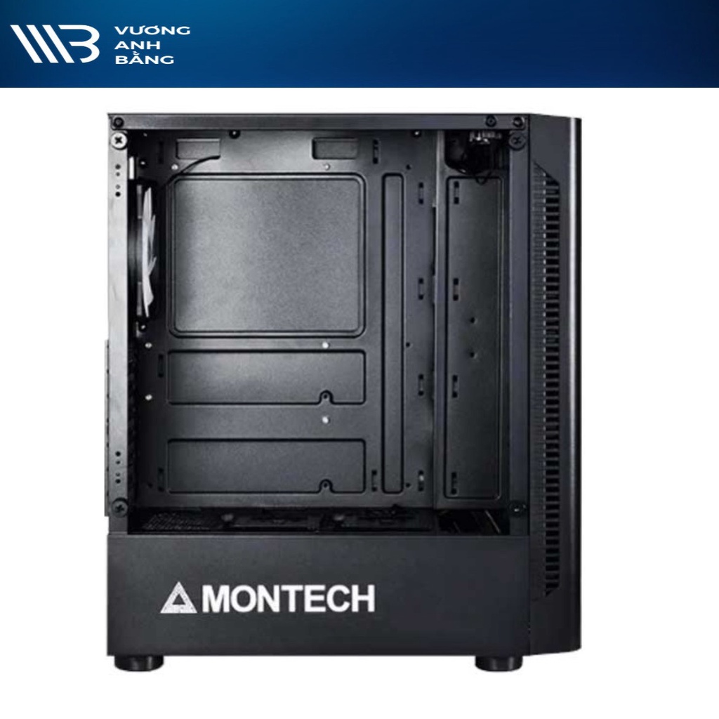 Thùng máy tính, Thùng Case Montech X1 Black (Đen) (Tặng 4 Fan RGB)