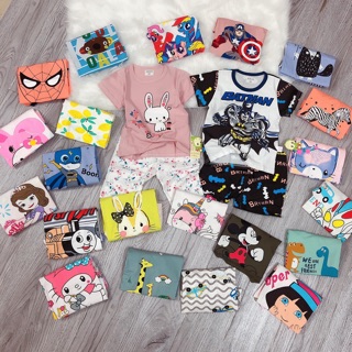 Combo 4 bộ cotton xuất hàn và sợi tre