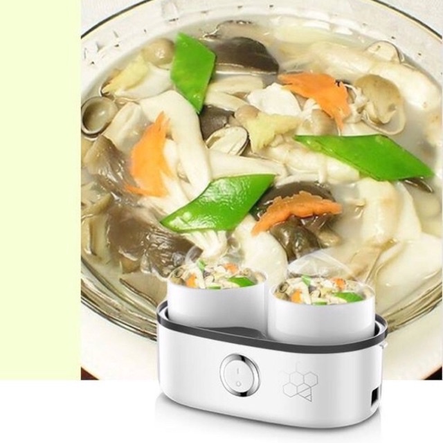 Hộp cơm Tự nấu - Hâm nóng thức ăn LIFE ELEMENT bát sứ cao cấp