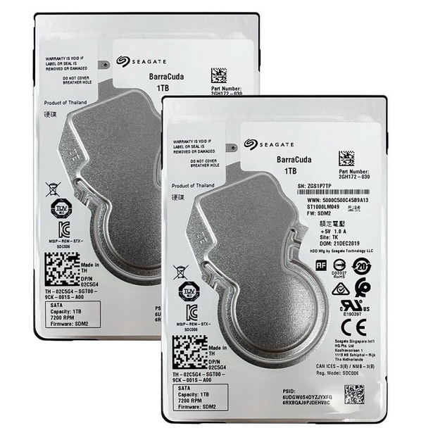 Ổ Cứng HDD Laptop Seagate 1TB 2.5 inch SATA3 6Gbs 128MB Chính Hãng - Bảo hành 24 tháng