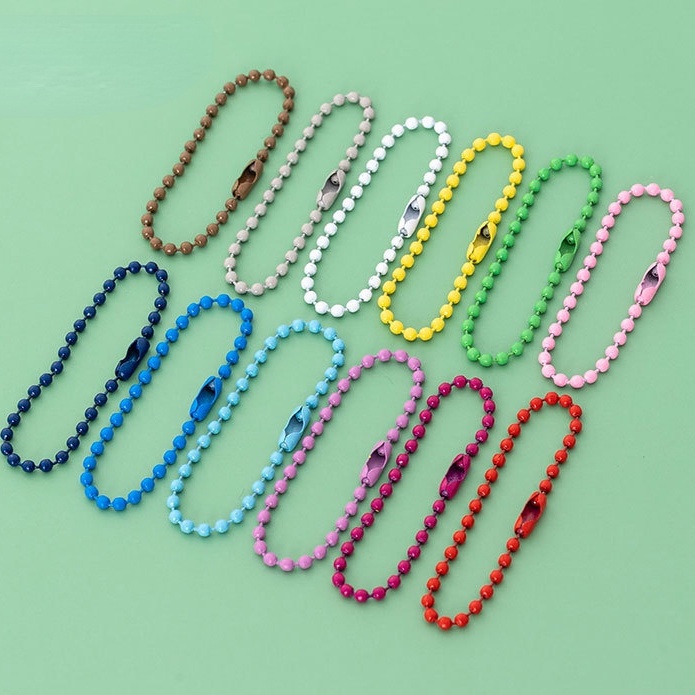 Set 20 Mặt Dây Chuyền Kim Loại Tròn Nhiều Màu Sắc