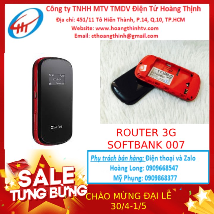 Bộ phát wifi sim 3G SOFTBANK 007