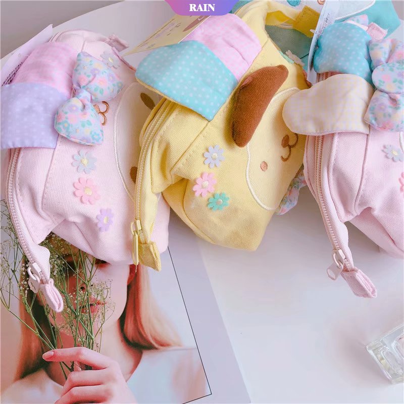 Túi Đựng Mỹ Phẩm Sức Chứa Lớn Họa Tiết Hoạt Hình Sanrio Cinnamoroll My Melody Hello Kitty