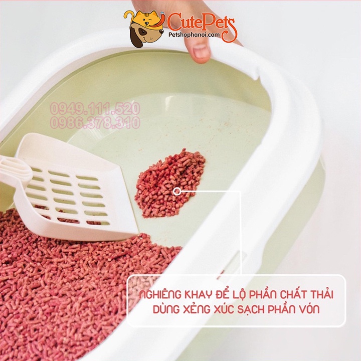 Cát đậu nành hữu cơ TFOR 6L Cát vệ sinh mèo đổ được bồn cầu - Cutepets