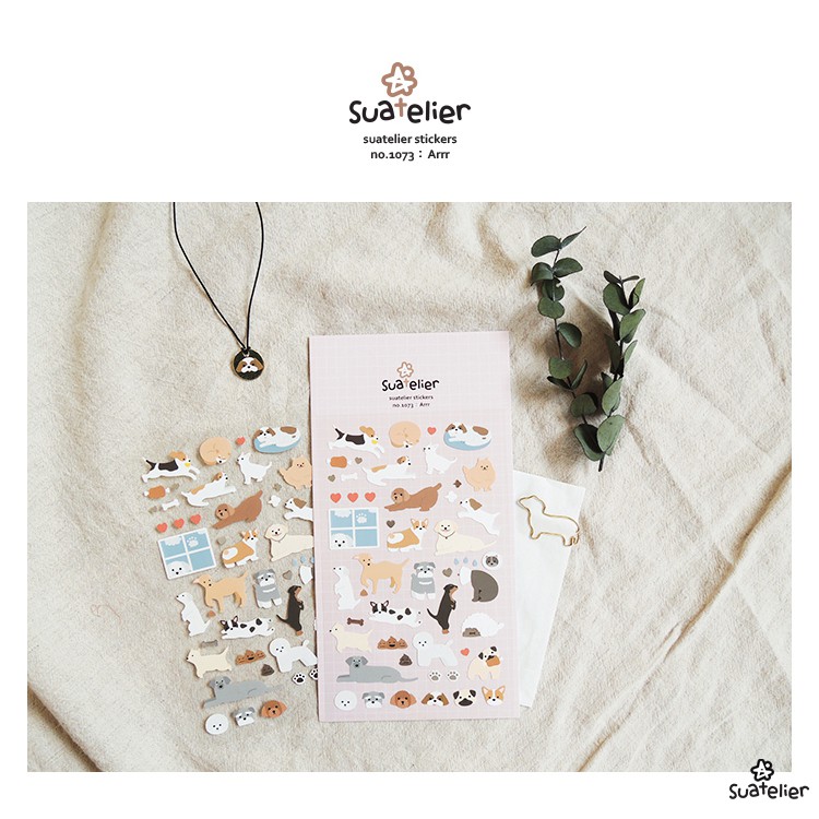 SUATELIER Nhãn dán dễ thương số 1073 ARRR