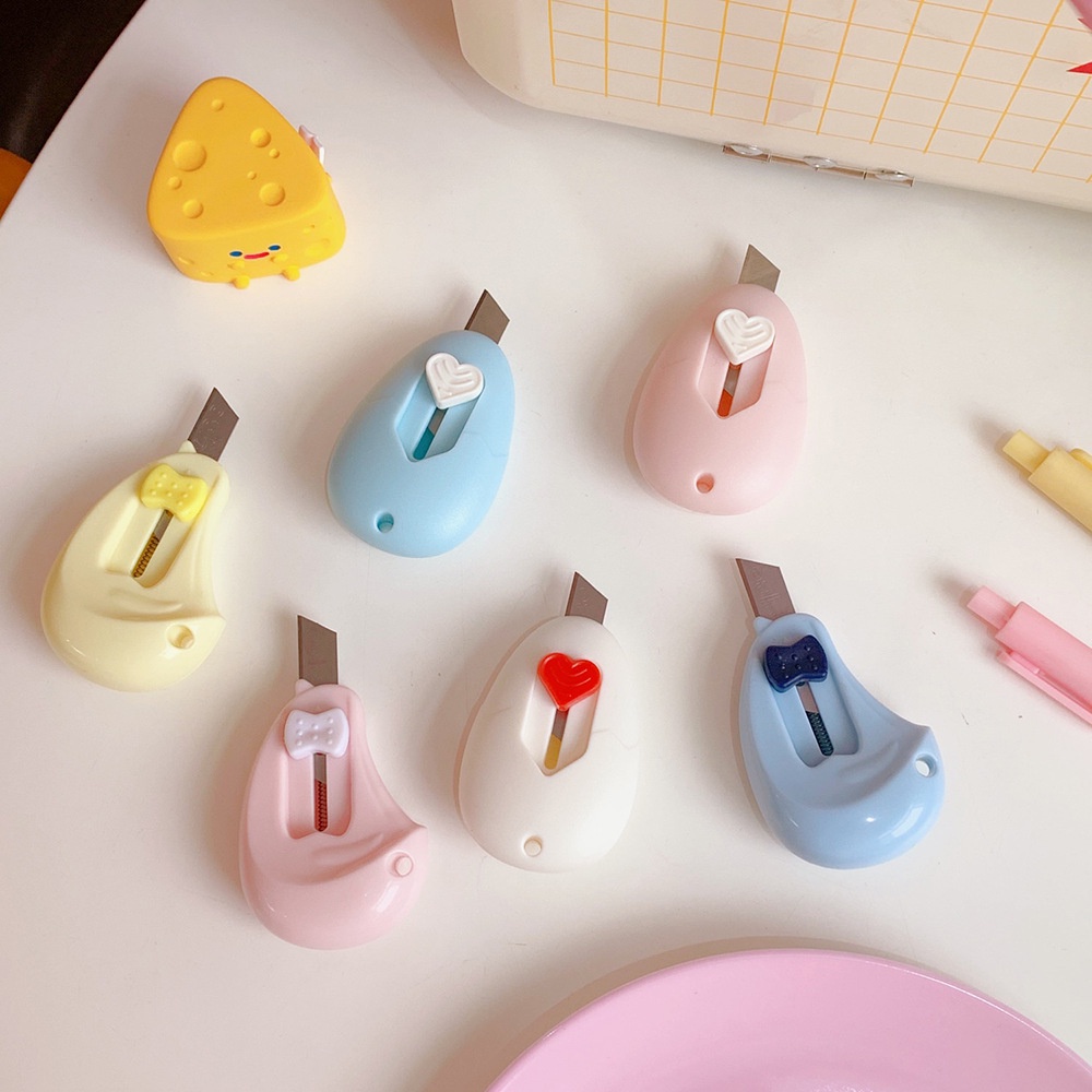 Dao dọc giấy mini hình dáng đáng yêu nhiều màu sắc My Home DN070