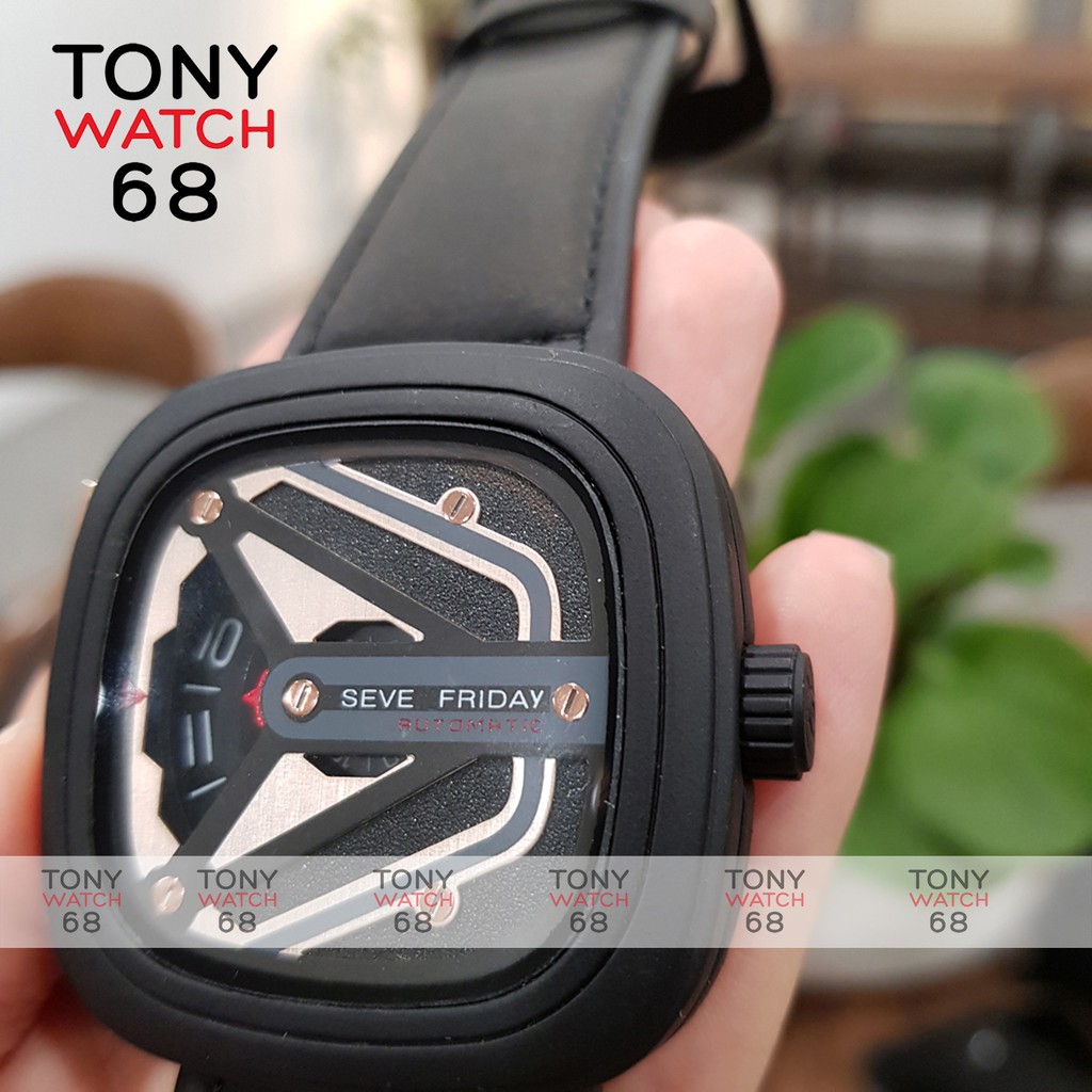 Đồng hồ nam Friday dây da mặt vuông đẹp chính hãng chạy pin | BigBuy360 - bigbuy360.vn