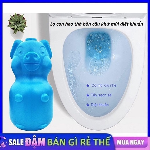 Lọ thả bồn cầu hình con heo