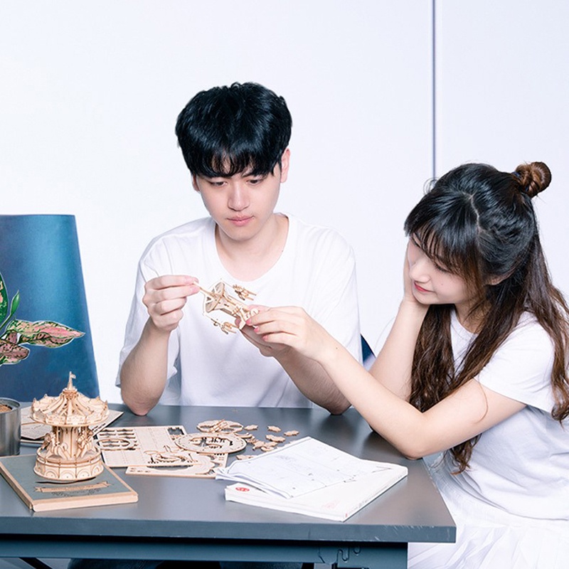 Mô hình đồ chơi lắp ráp 3D bằng gỗ độc đáo