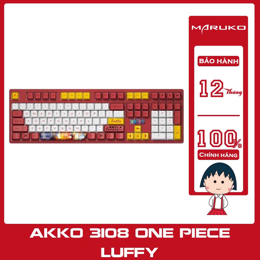 Bàn phím cơ AKKO 3108 v2 One Piece – Luffy