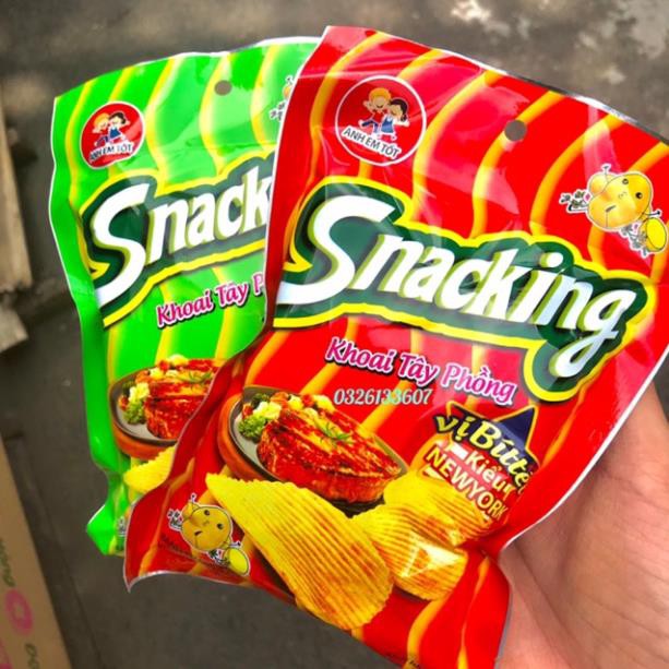10 GÓI SNACK KHOAI TÂY THÁI LÁT SNACKING