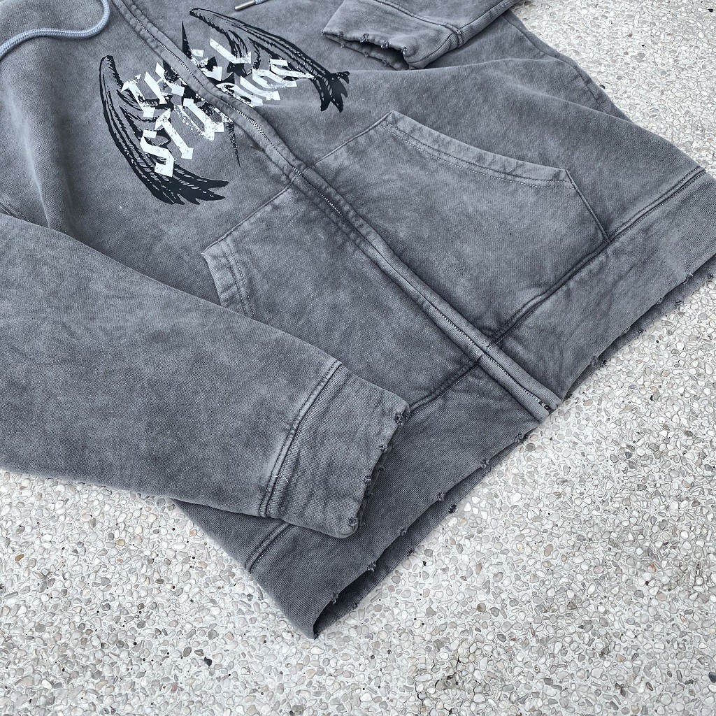 THELSTUDIOS - Áo khoác Acid Wash | BigBuy360 - bigbuy360.vn