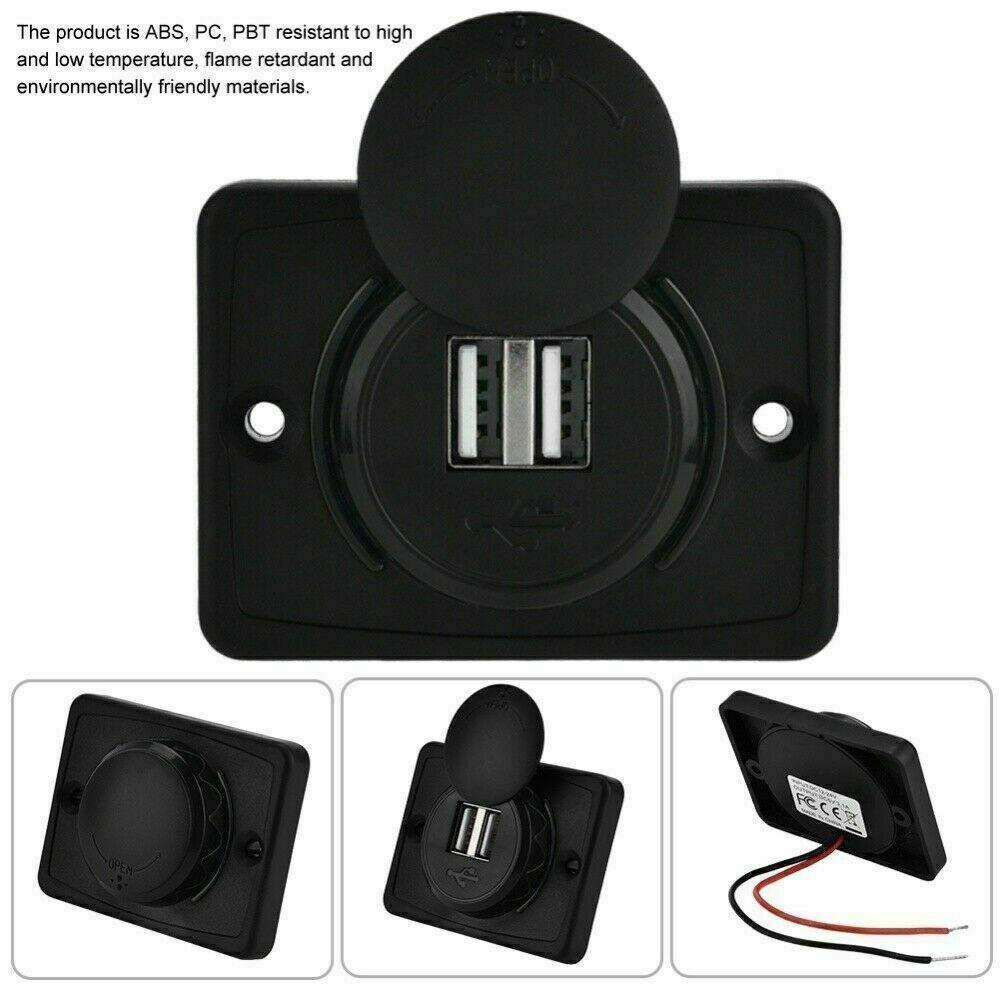 JONYE Ổ Cắm Điện USB Kép Thông Dụng Cho Xe Hơi