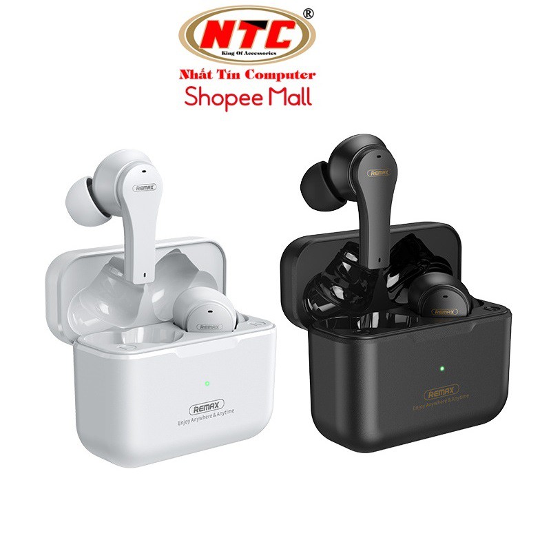 Tai nghe Bluetooth TWS Remax TWS-27 V5.0 Pin dùng 4H - Hãng phân phối chính thức