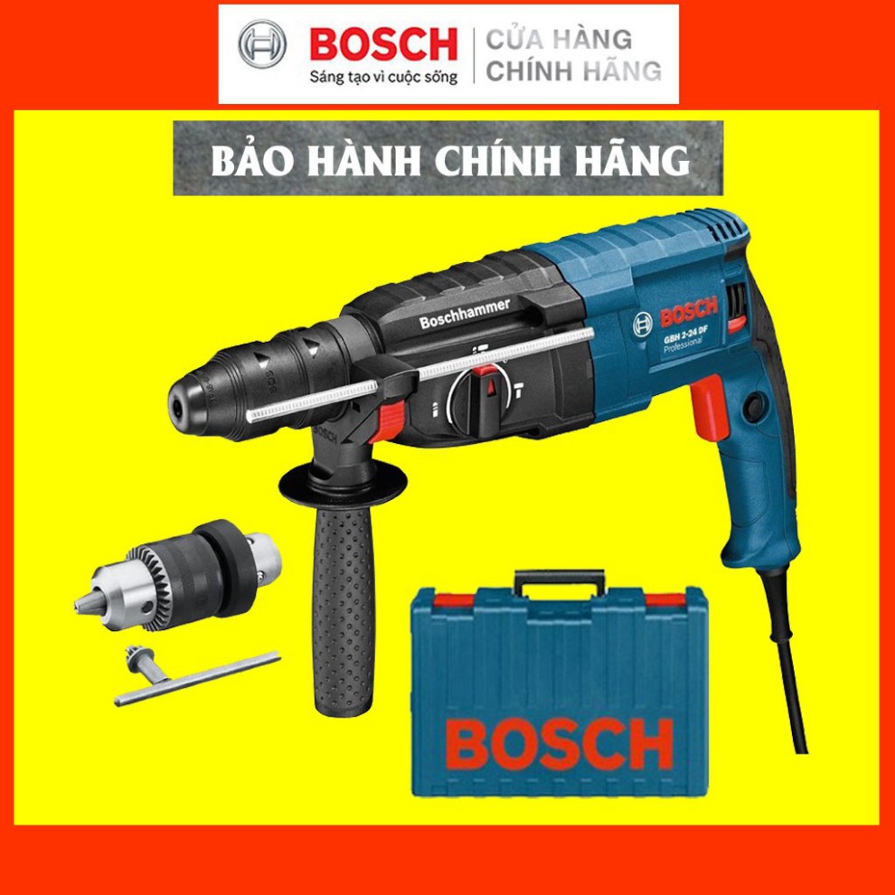 [HÀNG CHÍNH HÃNG] Máy Khoan Búa Bosch GBH 2-24 DFR (24MM-790W)