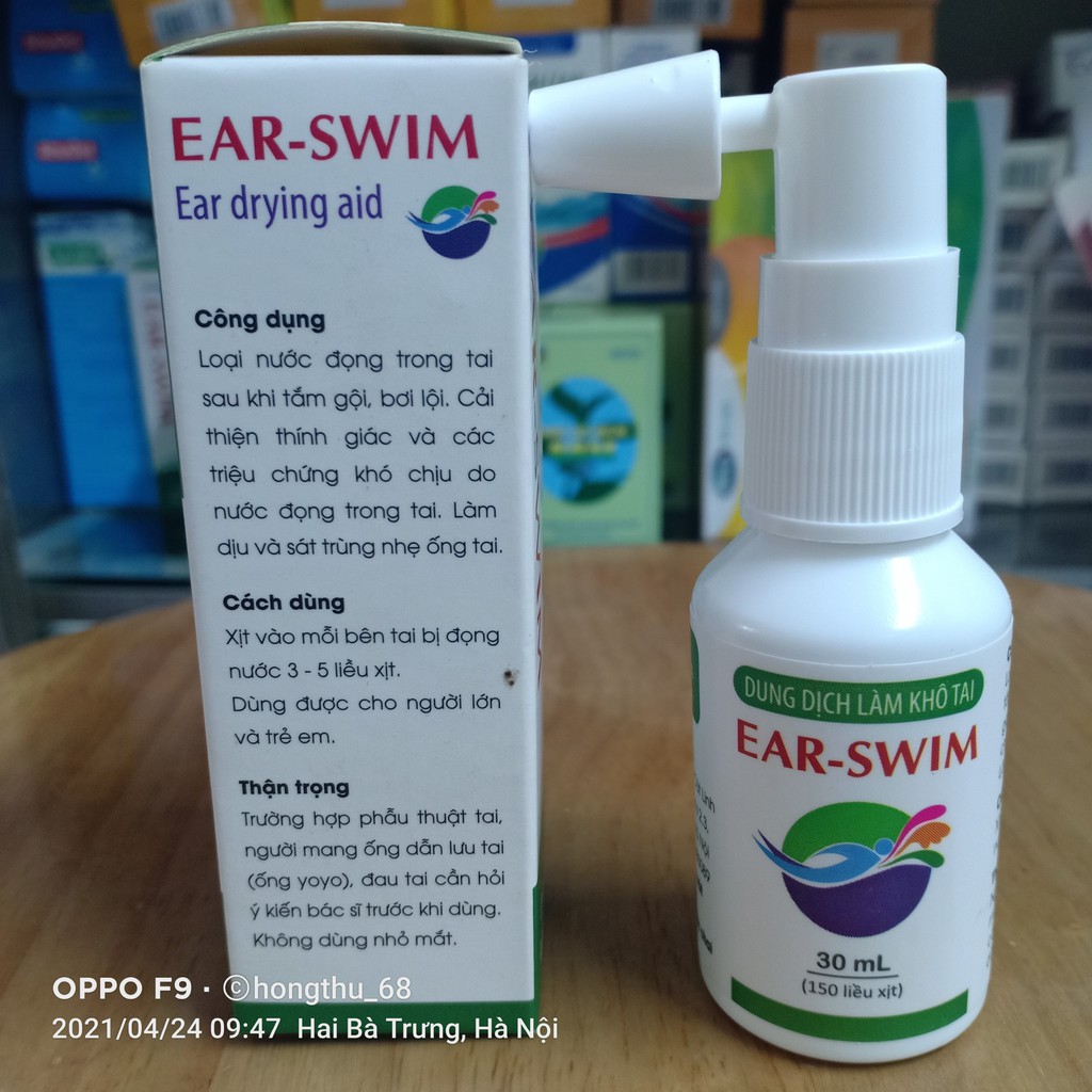 Dung dịch làm khô tai Ear-Swim 30ml