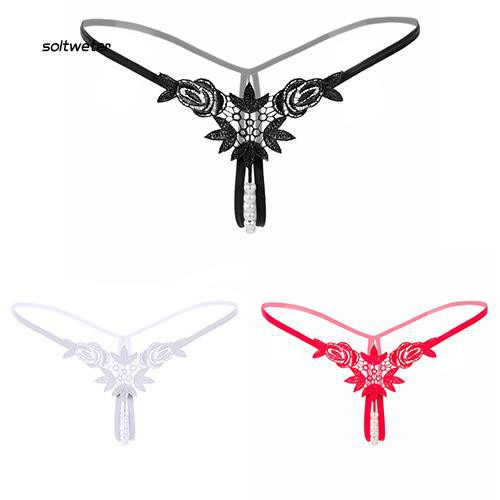 Quần lót lọt khe phối ren phong cách quyến rũ dành cho nữ