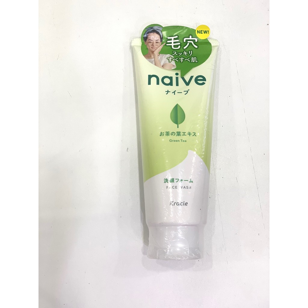 Sữa rửa mặt Naive trà xanh 130g - Hachi Hachi Japan Shop