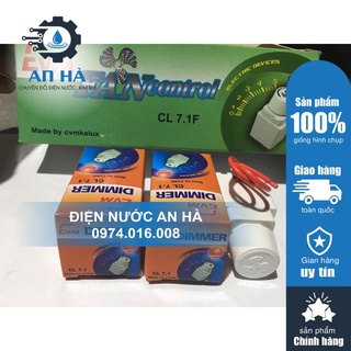 Dimer đèn, quạt lắp âm 1000W. Công tắc điều chỉnh quạt và đèn