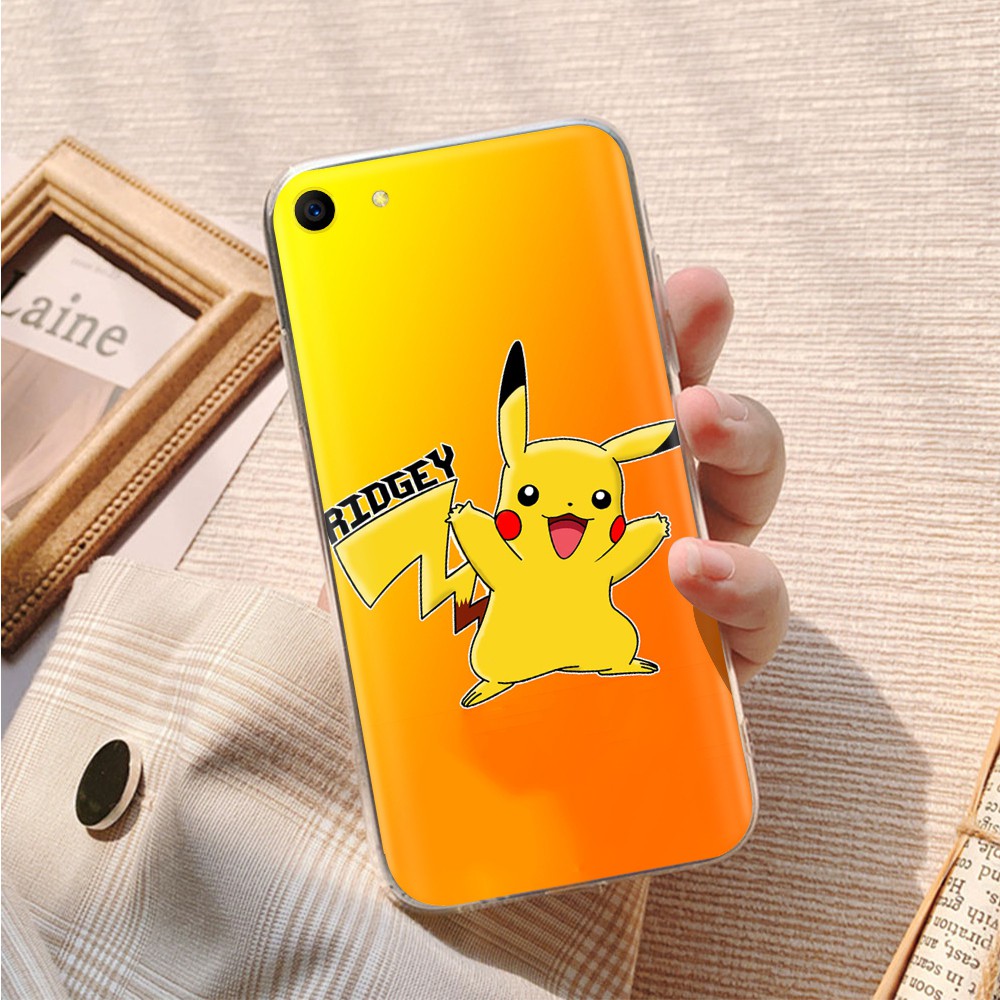 Ốp Điện Thoại Dẻo Trong Suốt Họa Tiết Hoạt Hình Pikachu Pokémon Dễ Thương Cho Motorola Moto G6 G7 G8 Power Play G9 Plus Gt239