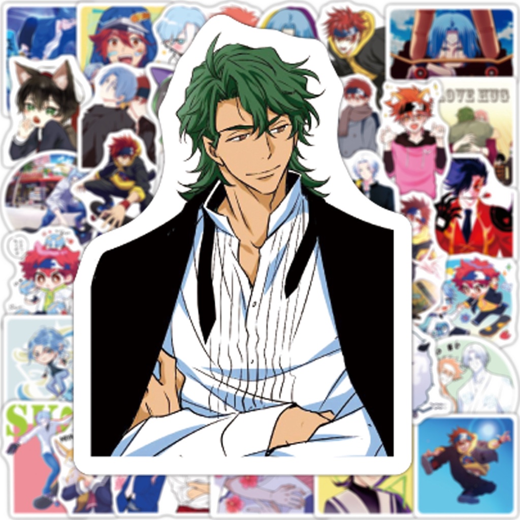 ❉ SK8 the Infinity Series 03 - Anime SK∞ S Langa Hasegawa Stickers ❉ 50Pcs/Set DIY Fashion Mixed Waterproof Doodle Decals Stickers