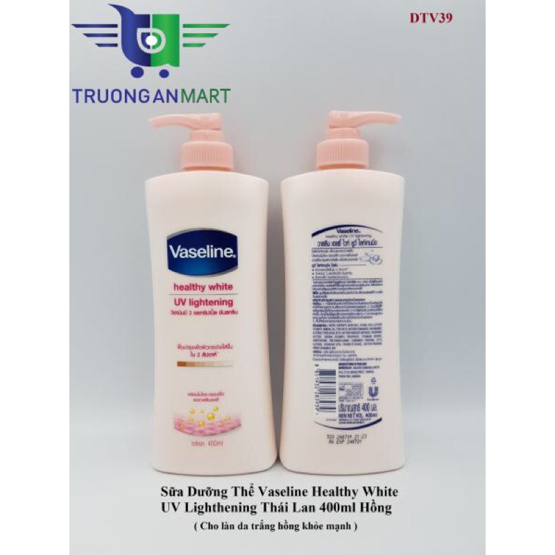 Sữa dưỡng ẩm toàn thân Vaseline 400ml