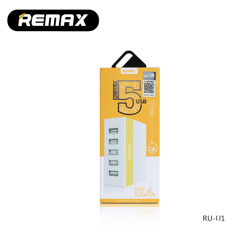 Củ Sạc 5 Cổng USB Remax RU - U1 - Siêu Tiện Lợi