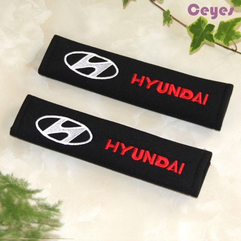 Bộ 2 miệng đệm cotton cho dây thắt an toàn xe hơi Hyundai