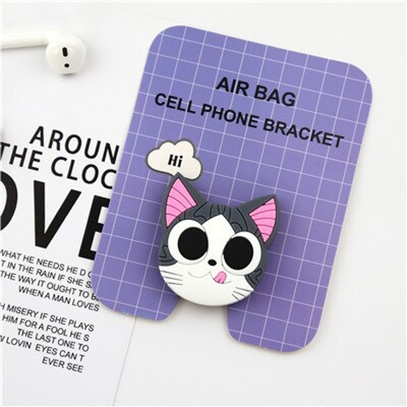 Giá Đỡ Điện Thoại Họa Tiết Động Vật Hoạt Hình Dễ Thương