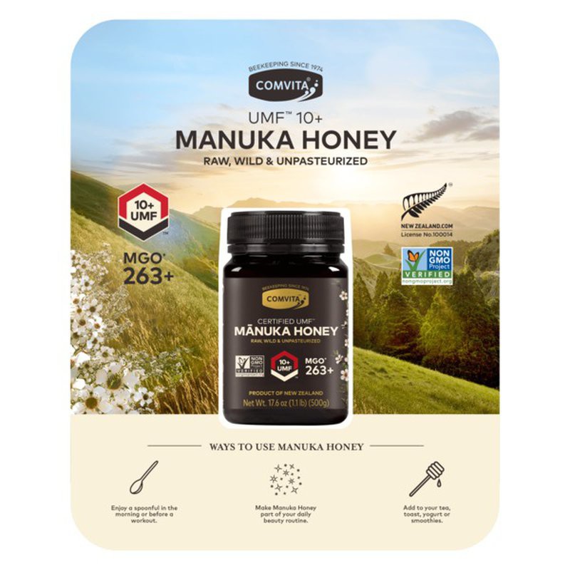 Mật ong Manuka Comvita UMF 10+ | MGO 263+ 500GR