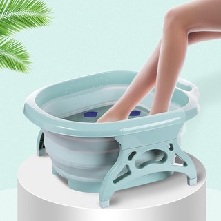 Chậu ngâm chân matxa gấp gọn thông minh tiện dụng cho mọi người giao màu ngẫu nhiên