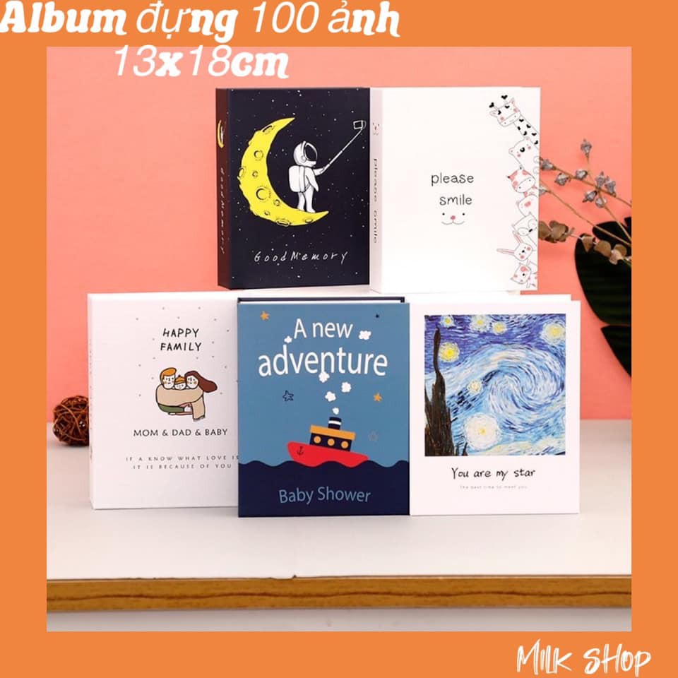 ALBUM ẢNH ❣️FREESHIP ❣️Album đựng ảnh 13x18cm (Đựng 100 tấm)