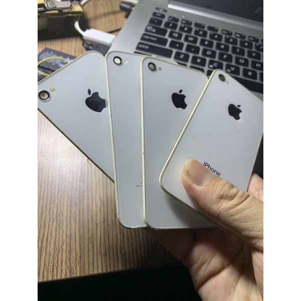 Nắp lưng iphone 4s tháo máy màu trắng | BigBuy360 - bigbuy360.vn