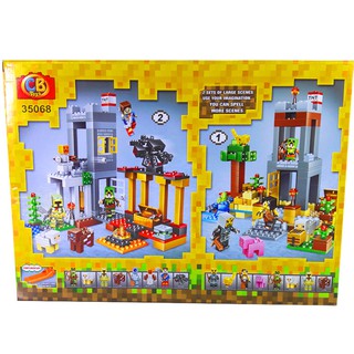 Bộ Lego xếp hình Ninjago MineCraft My World Xây Dựng Nông Trại. Gồm 282 chi tiết. Lego Ninjago Lắp Ráp Đồ Chơi Cho Bé.