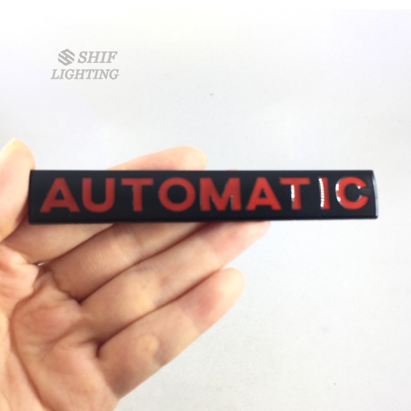Đề can in chữ AUTOMATIC dùng để trang trí xe ô tô