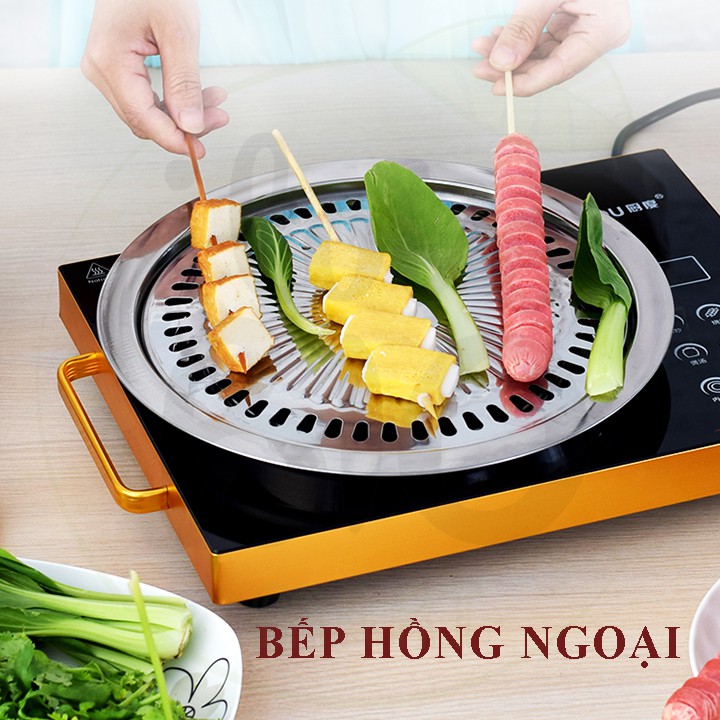Bếp hồng ngoại đơn cảm ứng Kalas nội địa cao cấp không kén nồi, công suất mạnh 3500W, Tiết kiệm điện năng
