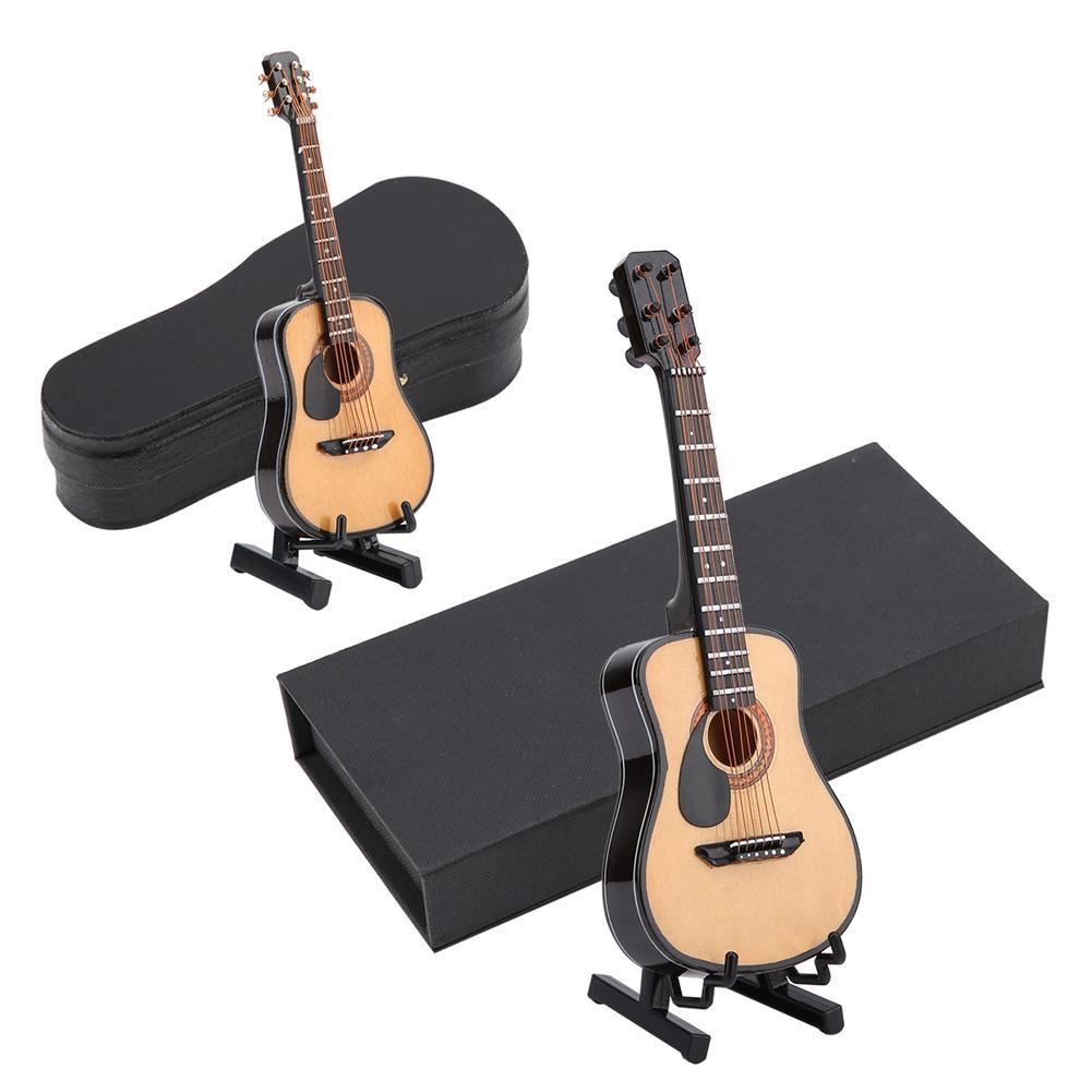 Mô Hình Đàn Guitar Mini Bằng Gỗ Dùng Để Trang Trí