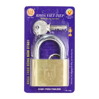 Ổ khóa đồng bấm việt tiệp 6 phân 601