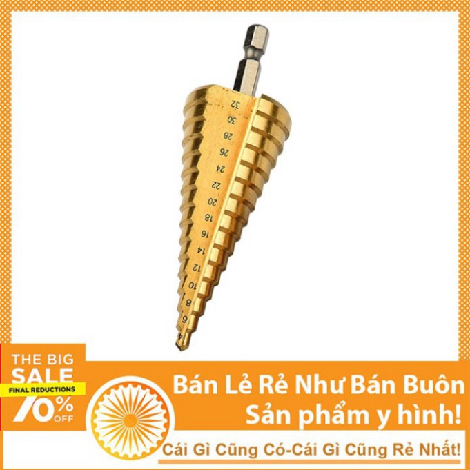 Mũi Khoan Tháp 4-32mm Khoét Lỗ Tròn Gỗ, Thép ( Giá Rẻ )