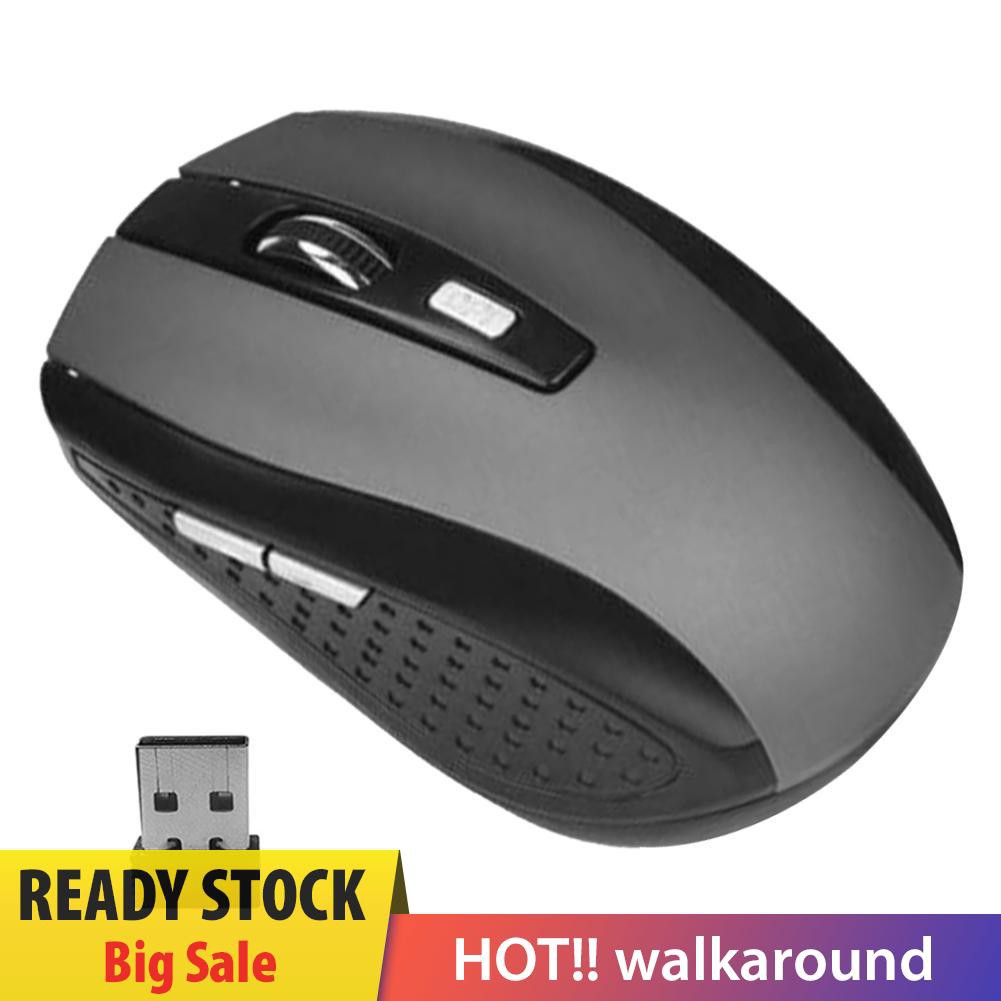 Chuột Quang Không Dây 6 Nút 2.4ghz 2000dpi Cho Notebook Pc