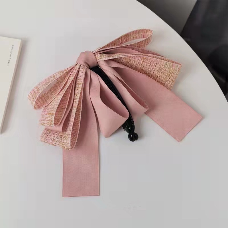 Kẹp Tóc Cỡ Lớn Thắt Nơ Lưng Thời Trang