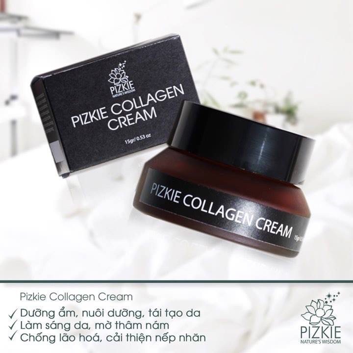 BỘ ĐÔI CREAM và SERUM PIZKIE COLLAGEN