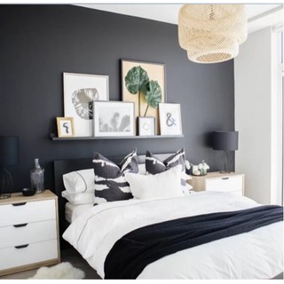 Cuộn giấy dán tường màu ĐEN có vân, có keo sẵn