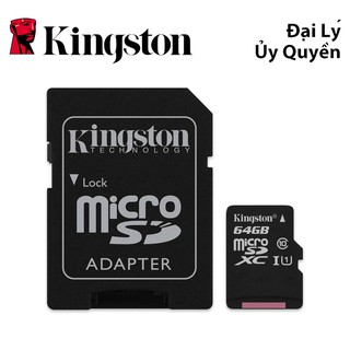 Thẻ nhớ Kingston Micro SDCS/64GB Class10 80MB/s - HÃNG PHÂN PHỐI CHÍNH THỨC