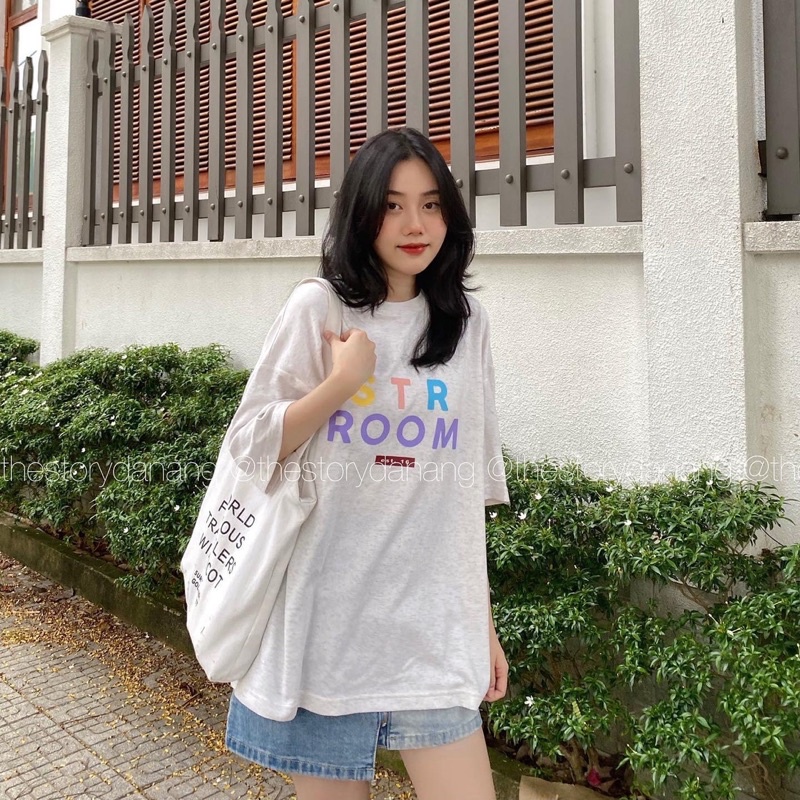[STORY MADE] [STR] Áo pull in chữ 4 màu A2149