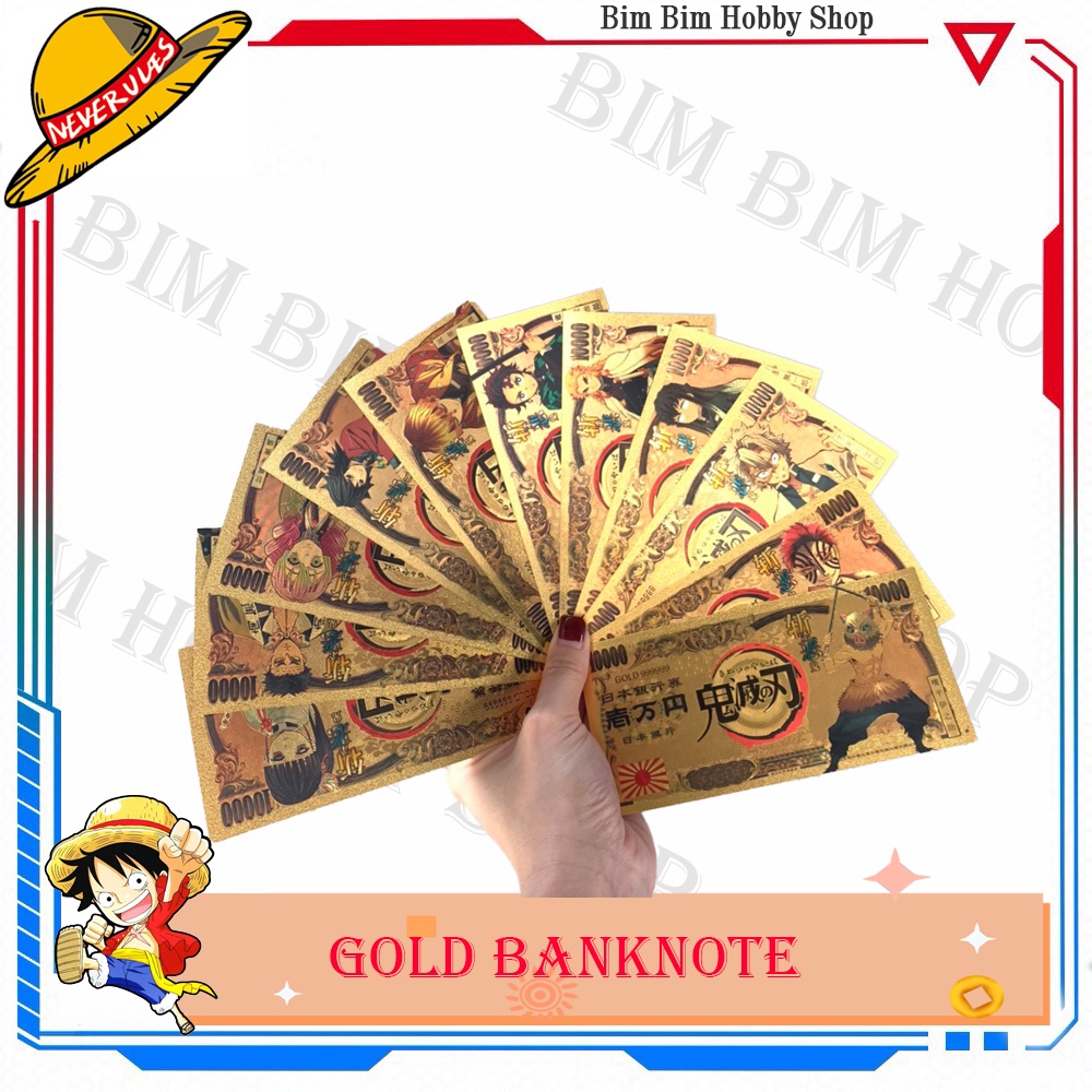 Tiền yên nhật Thanh Gươm Diệt Quỷ mạ vàng