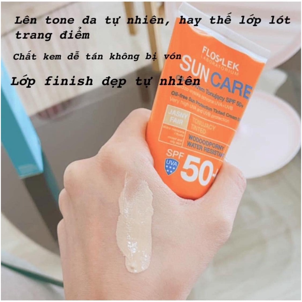 [CHÍNH HÃNG] Kem chống nắng Flosek Sun Care oil free SPF50+